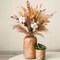 Fall Dried Flower Bouquet – Boho Fall Decor with Pampas Grass, Cotton, and Orange Bunny Tails – Autumn Floral Arrangement for Home, Mantel, or Vase – Fall Decorations for Home Indoor & Porch